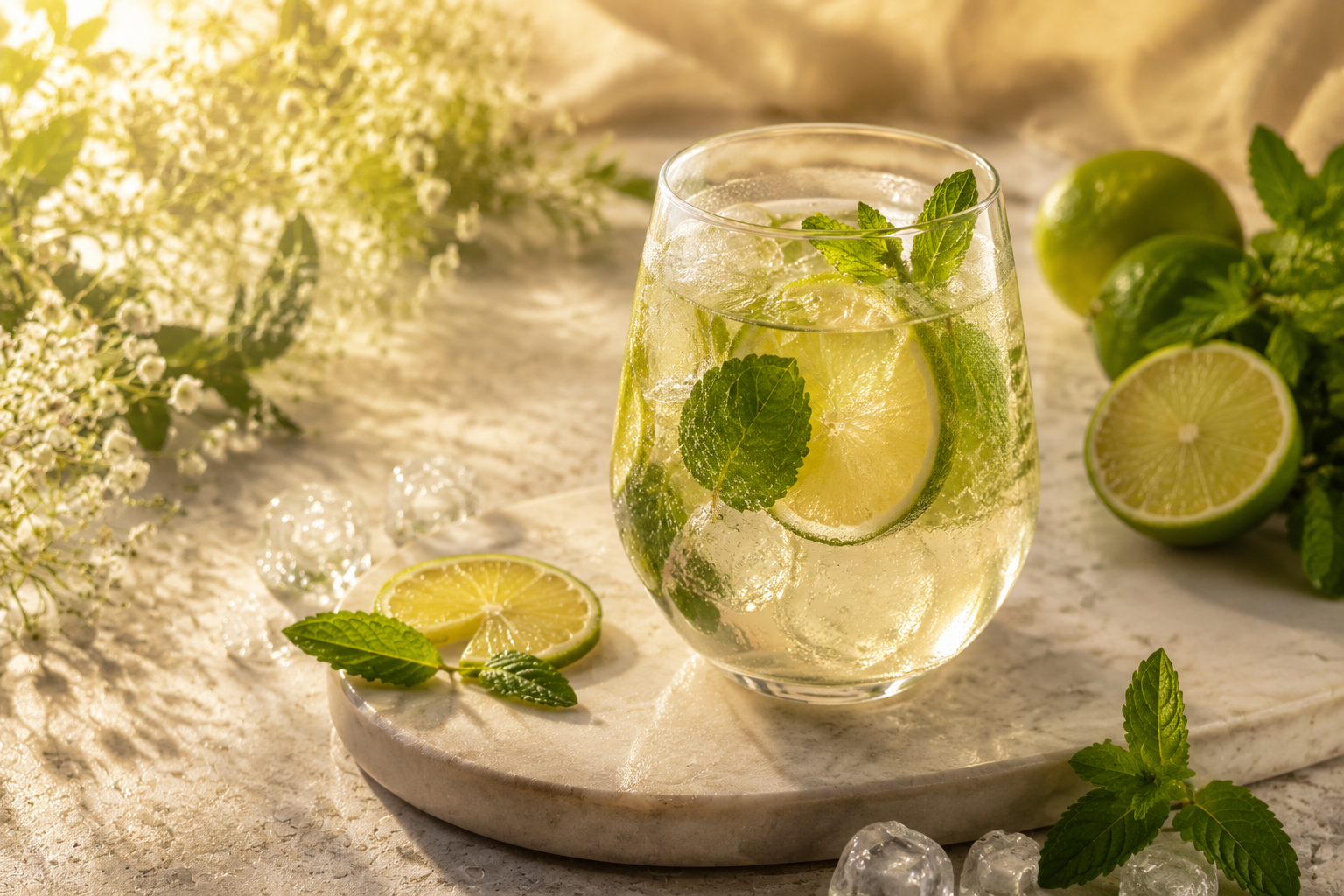 Non-Alcoholic Hugo Cocktail. When Every Sip Is Full of Meaning
